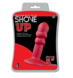 Красная анальная пробка SHOVE UP 5INCH SILICONE BUTT PLUG RED - 12,7 см. (Цвет: красный)