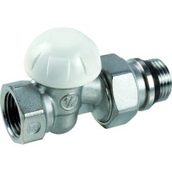 Клапан отсечной Giacomini R15X032 для радиатора Kvs-1.33 м3/ч ВР 3/8, прямой