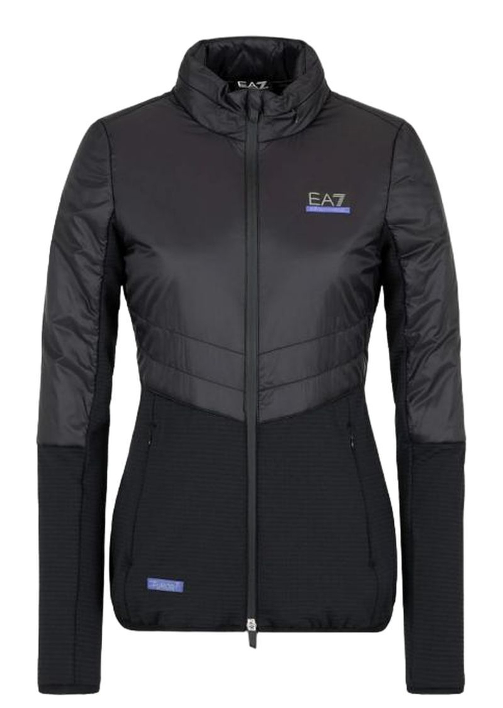 Женская теннисная куртка EA7 Woman Jersey Bomber - Black