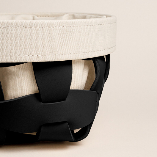 Корзина с чехлом Черная маленькая