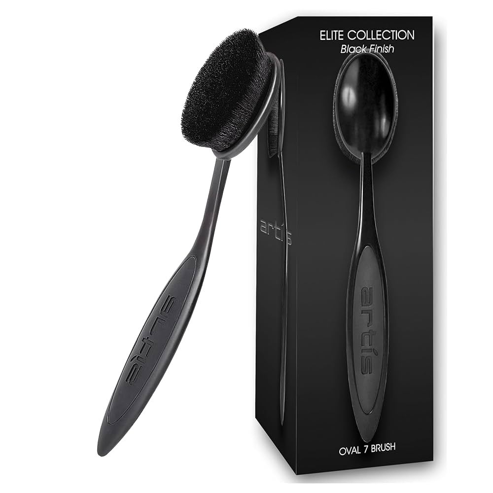 Artis Elite Collection Black Finish - Oval 7 Brush