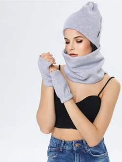 Снуд унисекс из футера с начесом