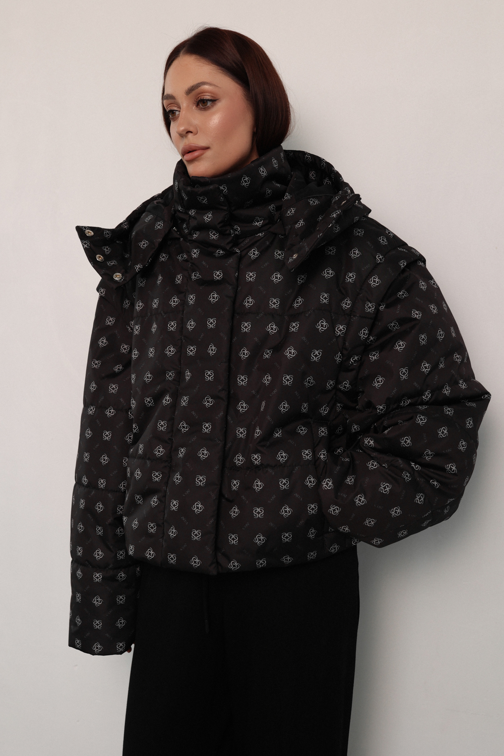 Куртка- трансформер черная