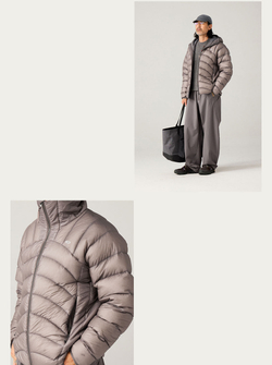 Пуховик Nothomme Blue 750 Fill Power Lightweight Packable Hooded Down Jacket for Men