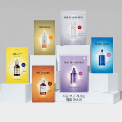 Увлажняющая ампульная маска на основе пробиотиков Missha Time Revolution Night Repair Ampoule Mask, 30г