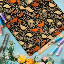 Ткань премиум сатин водопад чувств