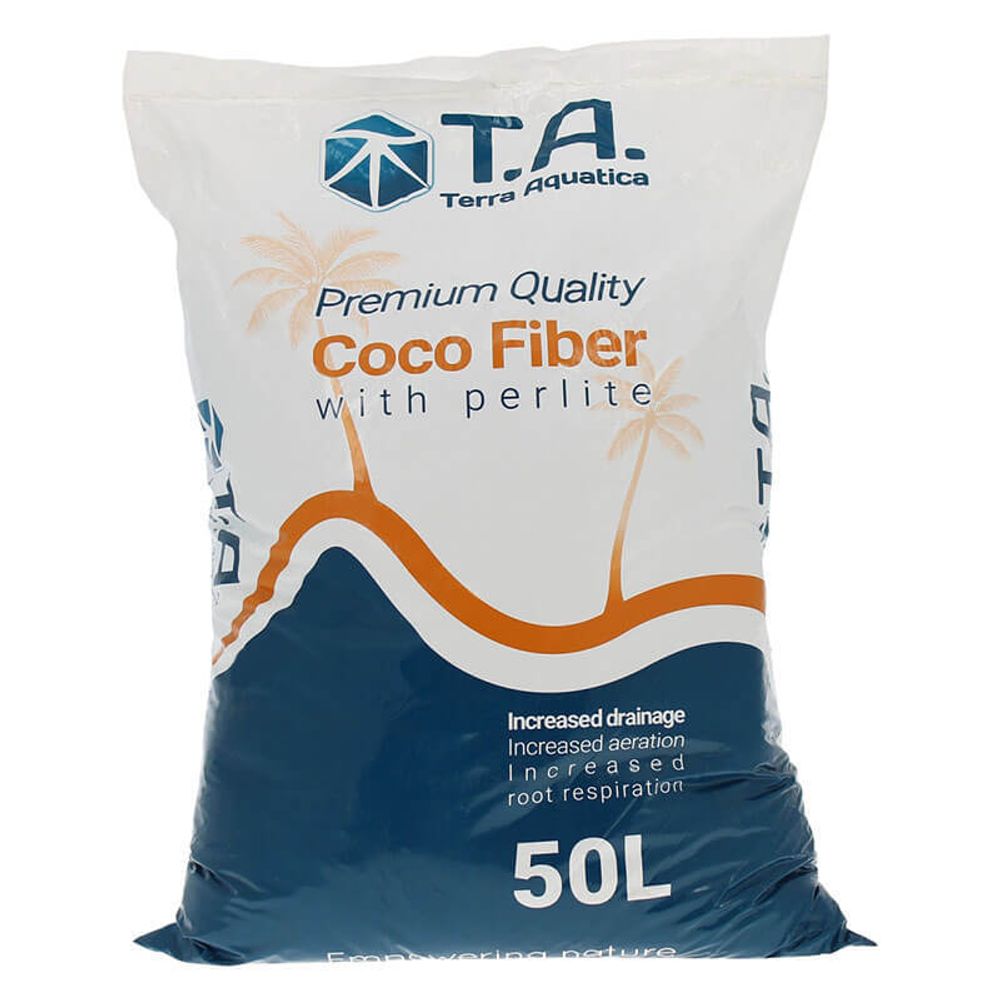 Кокосовый субстрат для растений T.A. Coco Fiber with Perlite 50 л