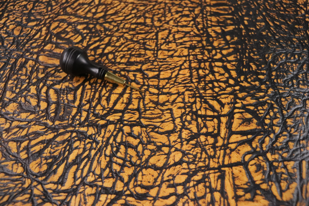 1,8-2,2 Юфть рыжая лофт тигина с восковым покрытием WAX