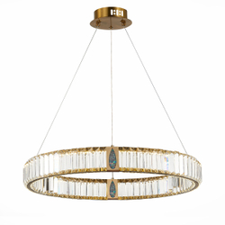 Люстра D8016P/R/D600 gold/clear