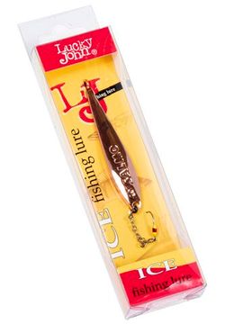 Блесна вертикальная зимняя Lucky John S-3-Z  с цепочкой и тройником  06.5г C блистер