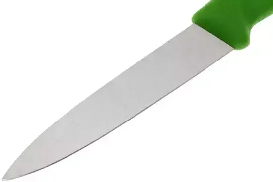 Кухонный нож Victorinox для резки и чистки зелёный, лезвие 8 см