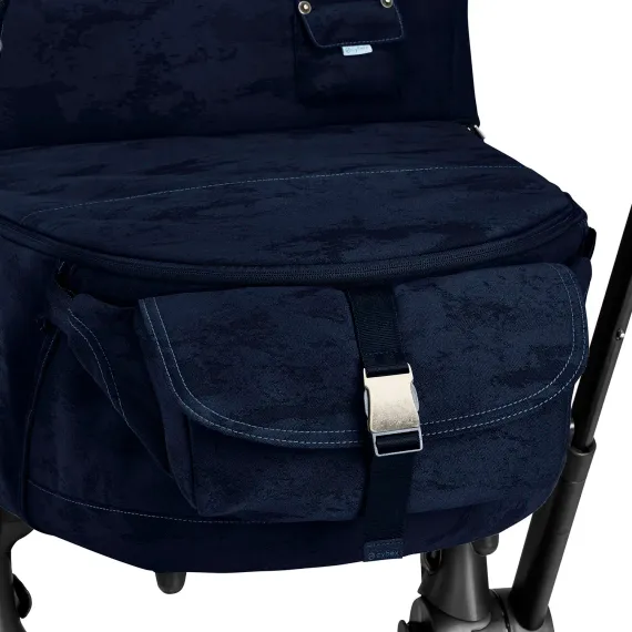 Детская коляска Cybex Priam IV 3 в 1 Rebellious Luxury Denim Blue