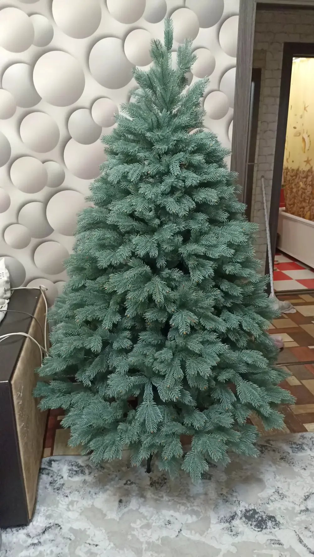 Ель голубая искусственная «Бордо» (Литая хвоя) 210 см / 2.1 м