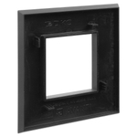 Рамка "Avanti", "Черный матовый", 1 пост (2 мод.)