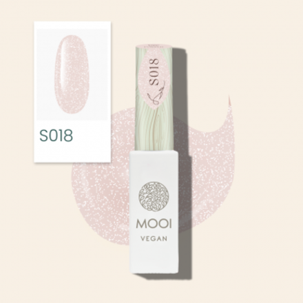 Гель-лак MOOI S018 со светоотражающим шиммером 8мл