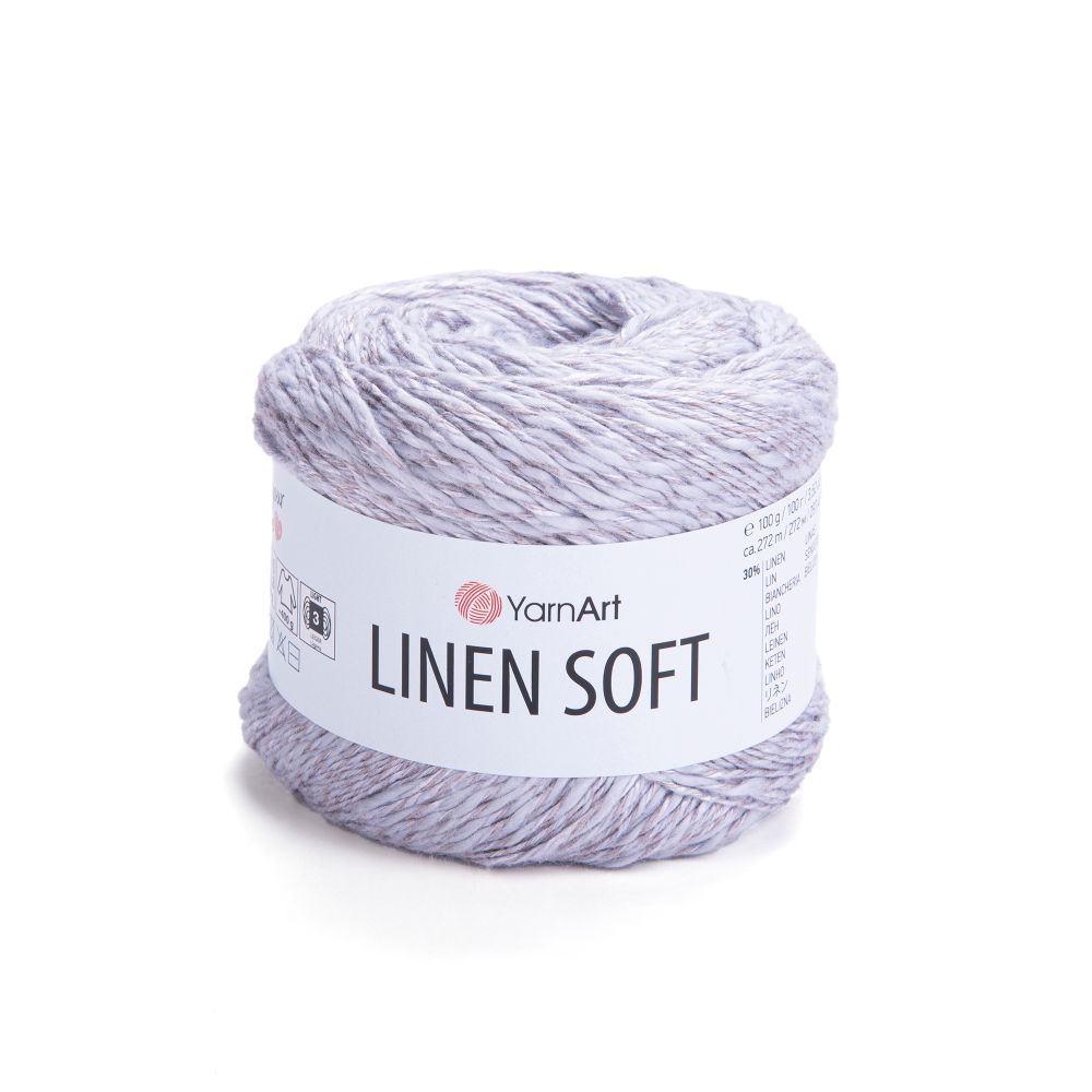 Пряжа YarnArt Linen soft, Светлая сирень
