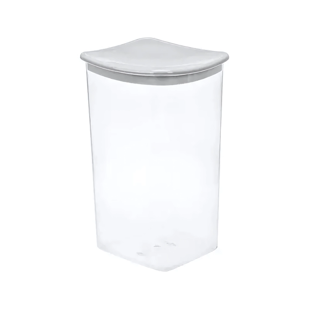 Емкость для сыпучих продуктов квадратная 1,9л, Смоки