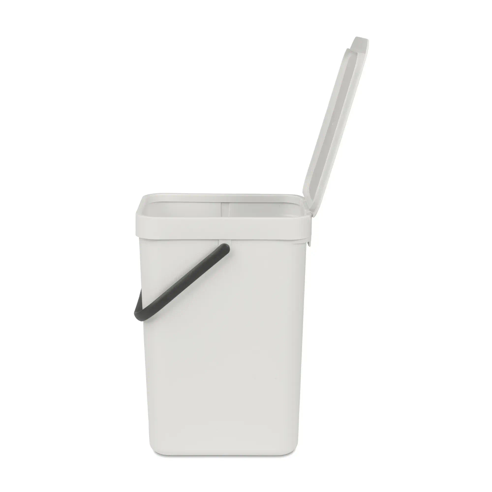 Brabantia Контейнер для мусора Sort & Go 12л Светло-серый