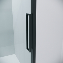 Душевой уголок Grossman Cosmo 110х90 120.K33.02.1190.21.00 профиль Черный матовый стекло прозрачное