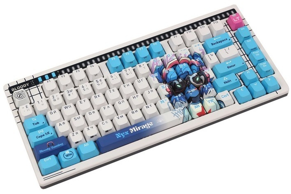 Клавиатура A4Tech AT75 Nyx Mirage SAVAGE белый