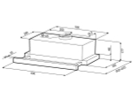 Вытяжка KRONA KAMILLA 600 GLASS white