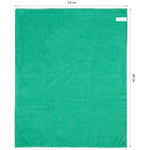 Тряпка-салфетка для пола Vega, 50х60 см, микрофибра, зеленая