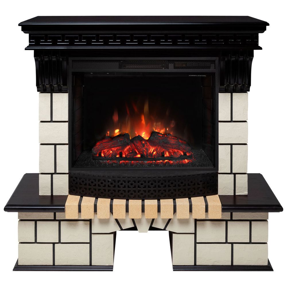 Электрокамин RealFlame Stone AO античный дуб античный дуб с очагом Sparta 25,5 LED