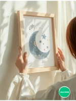 Постер в детскую мальчику 30х40 см декор на стену