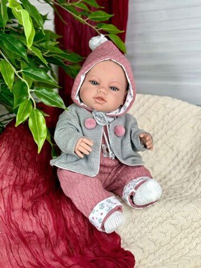 Кукла Berbesa виниловая 42см Recien Nacido (5124K)