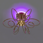 Citilux SALMA SMART CL224A162 RGB LED Умная люстра Золото