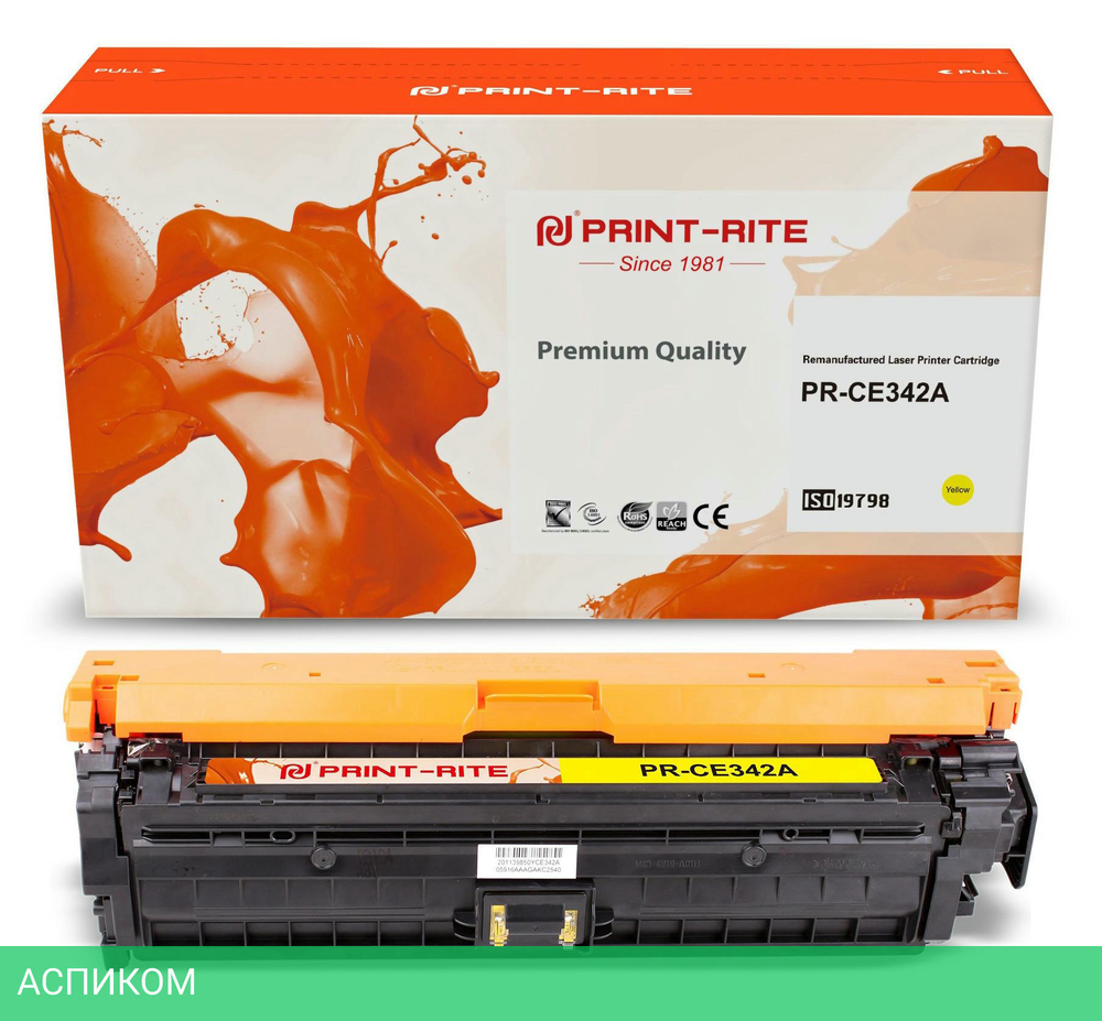 Картридж Print-Rite TRHE96YPU1J желтый (PR-CE342A)