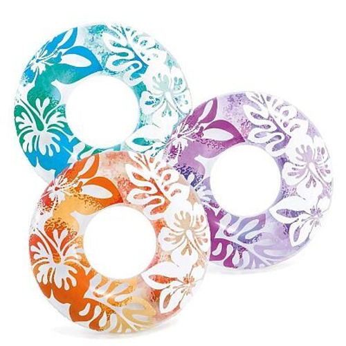 Круг надувной для плавания 91см Ясный цвет 9+ "Интекс"