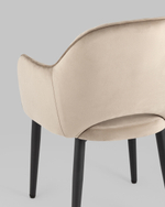 Стул Венера диамант велюр шампань