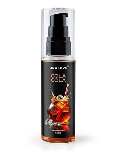 Съедобная смазка на водной основе с ароматом колы - 60 гр.