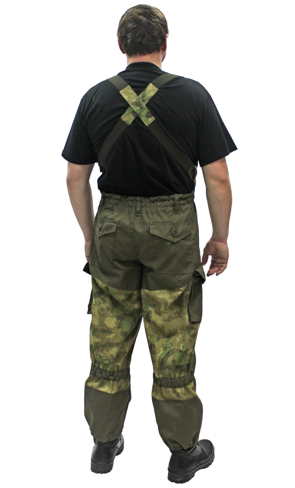 Костюм Горка NEW Рип-стоп цв. Атак зеленый с накладками