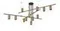 9001-DW/12 BLACK+BRASS (1) Светильник (NW)