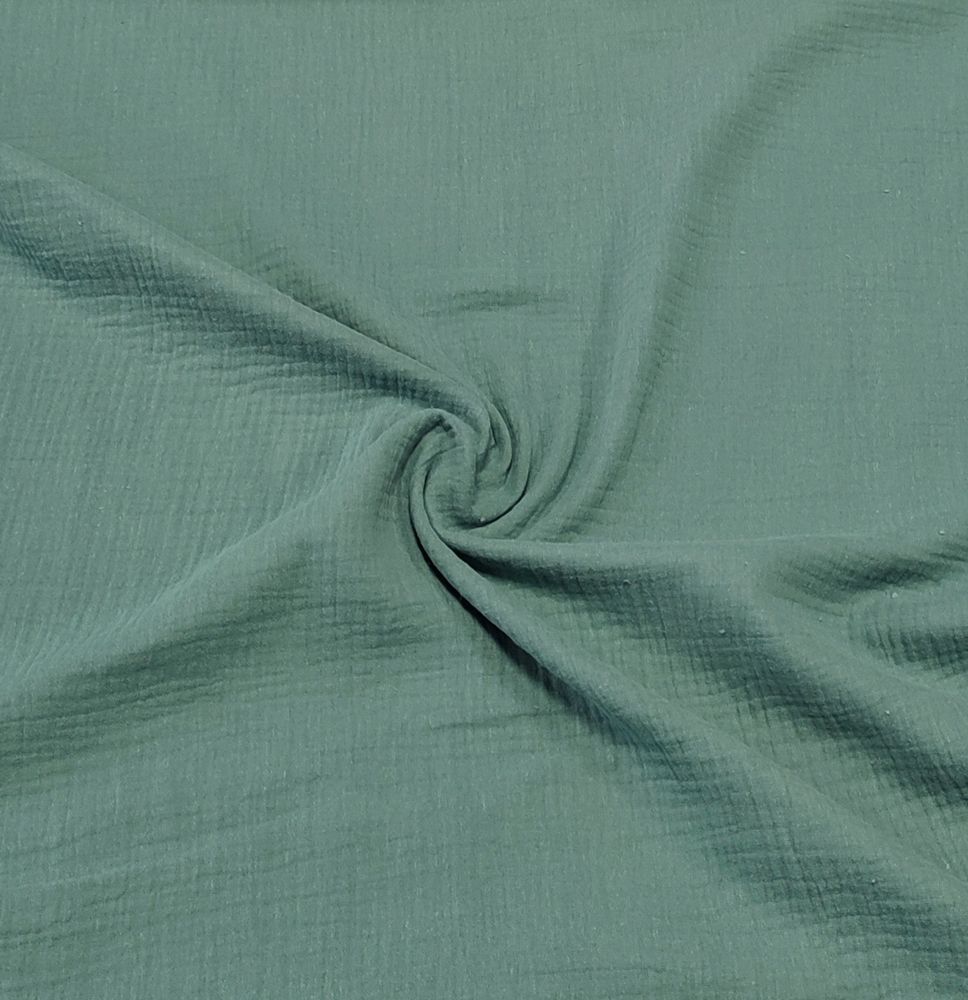 Муслин ткань для шитья, цвет шалфей