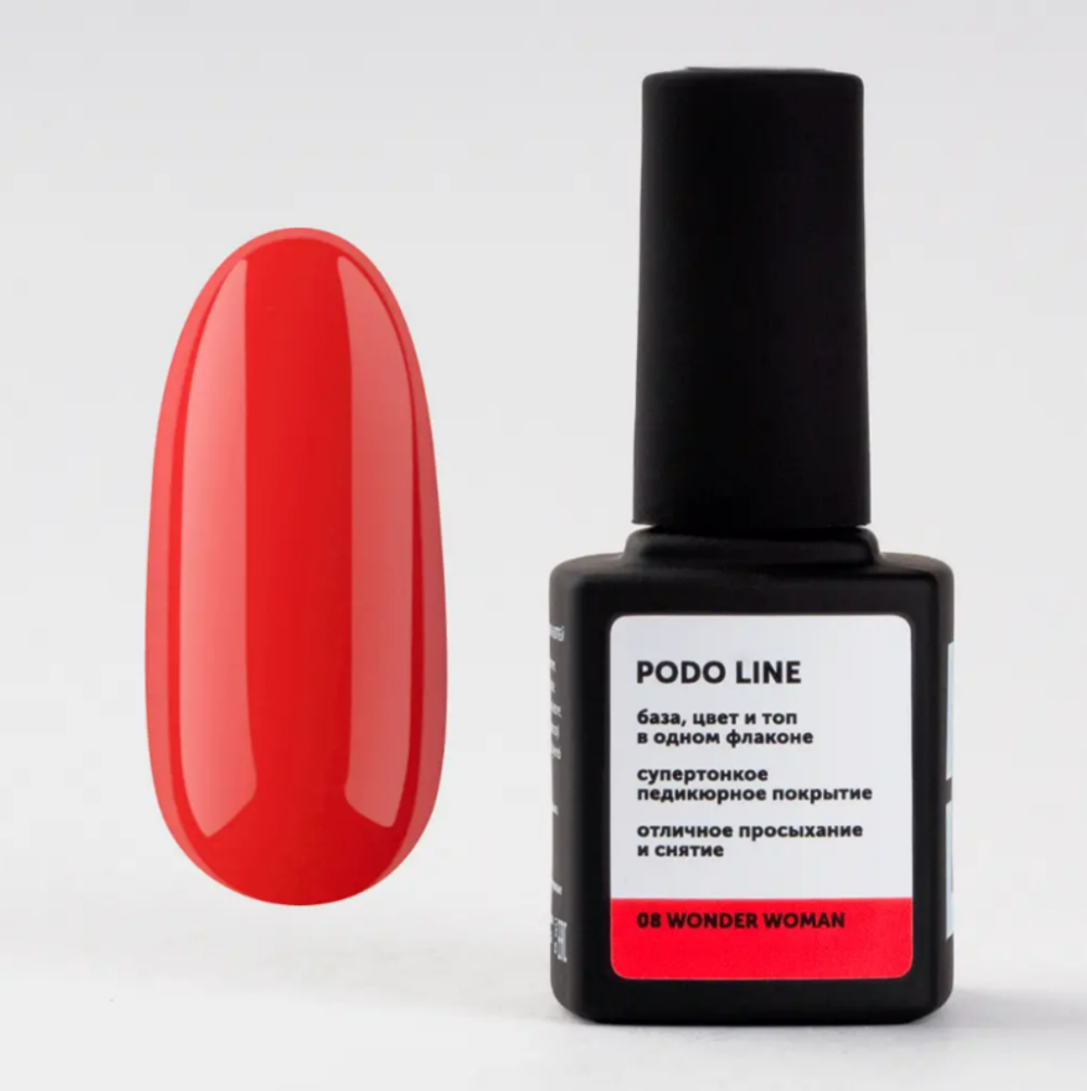 Milk Гель-лак Podo Line - 08 - Wonder Woman, 9мл.