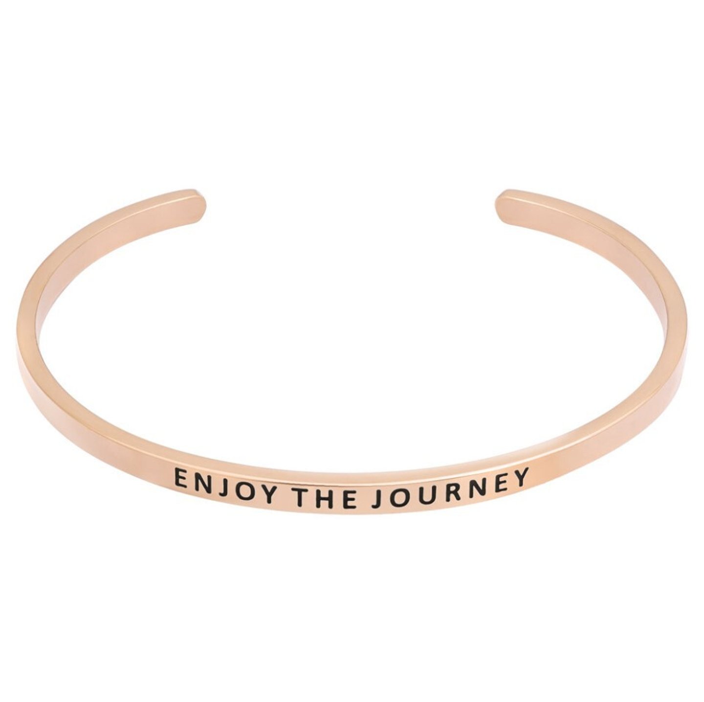 Браслет Enjoy the Journey, розовая позолота