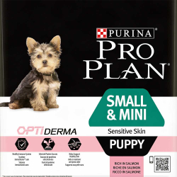 Pro Plan Puppy Small&Mini Salmon - сухой корм для щенков мелких и карликовых пород (лосось/рис)