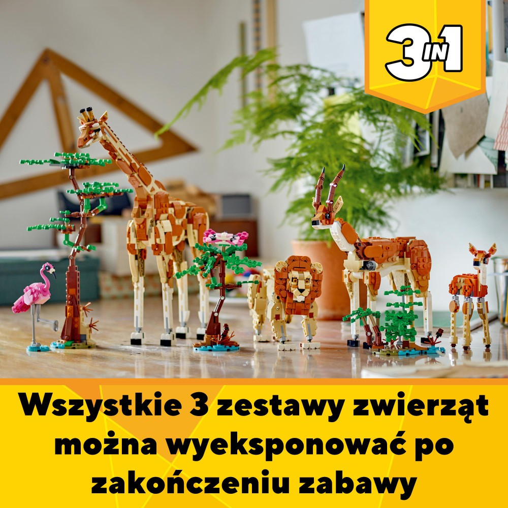 LEGO Creator - Дикие животные с сафари 3в1 31150