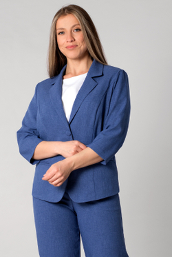 Жакет женский 3736зп, синий #259Син043736зп