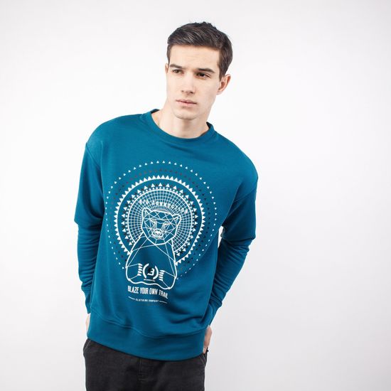 Свитшот Bio Connection БО-М7-01.3 Морская волна