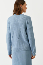 22740 Джемпер женский (голубой)