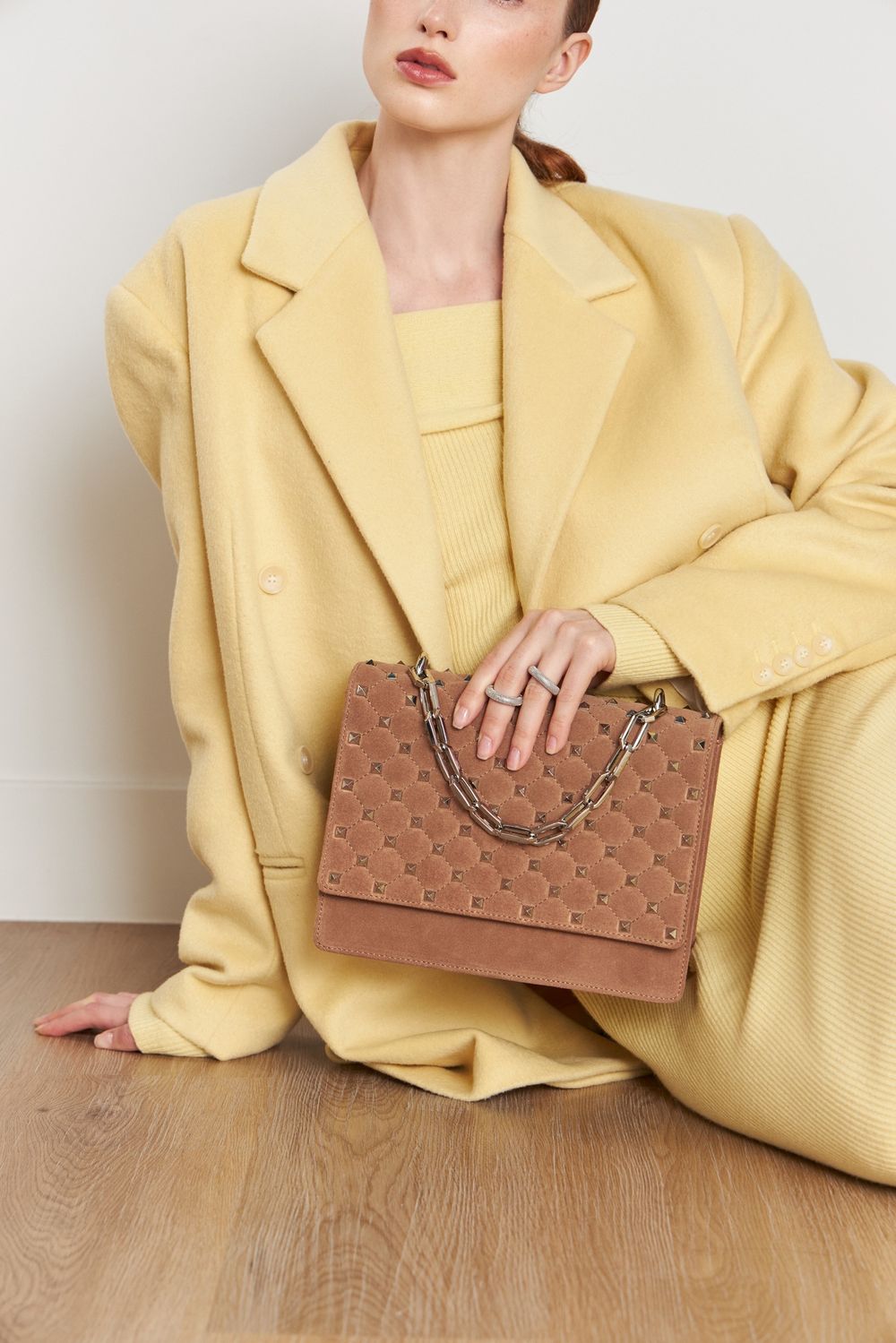 BAD GIRL LARGE BAG CARAMEL