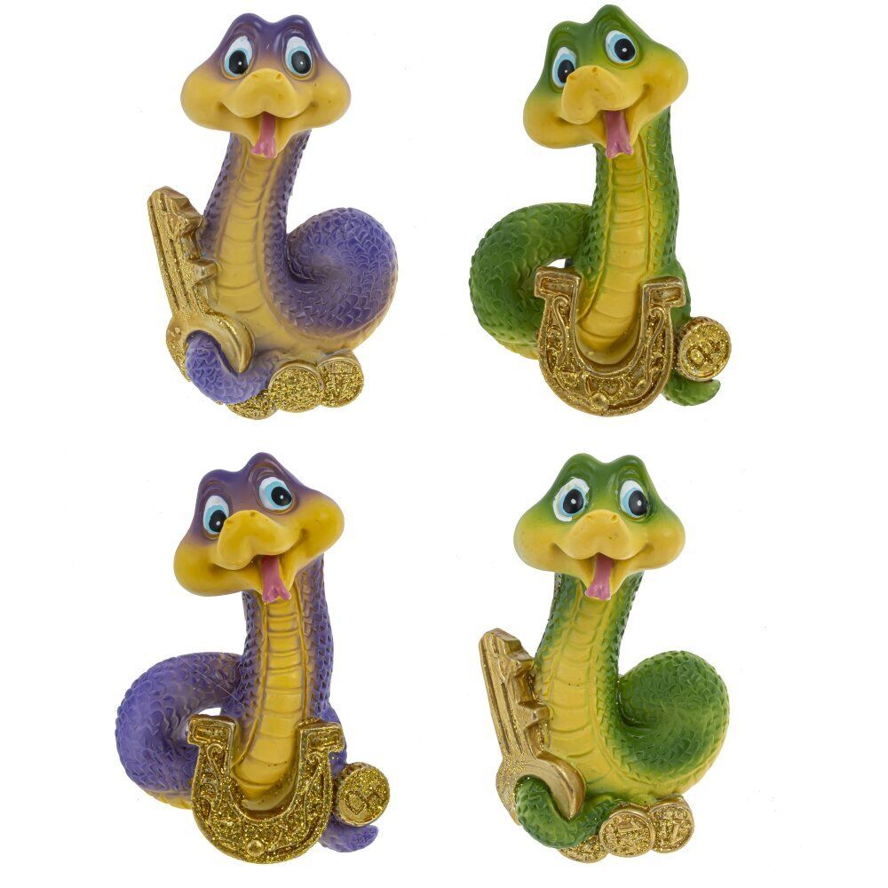 GAEM Магнит "Змея", L4,5 W2,5 H7 см, 4в.