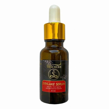 Сыворотка омолаживающая с пептидом змеи Royal Thai Herb Syn-Ake Serum Extra Collagen, 20 мл. X 3 шт.
