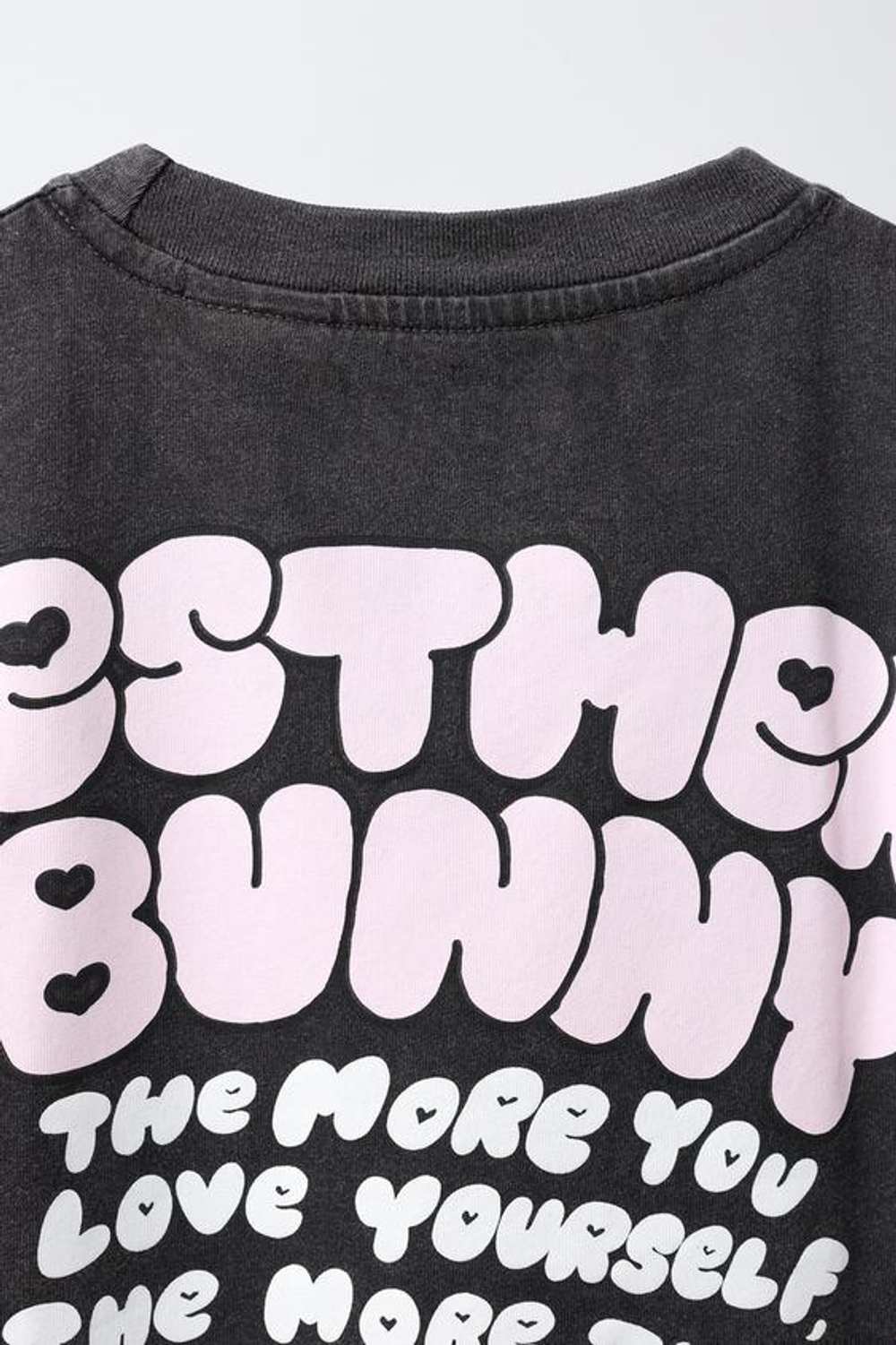ZARA ФУТБОЛКА ESTHER BUNNY ©, АНТРАЦИТОВО-СЕРЫЙ
