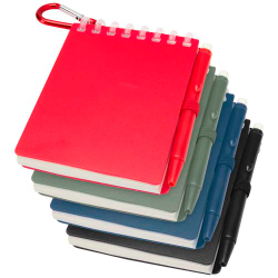 Lig Mini набор из блокнота в мягкой обложке из переработанного пластика и шариковой ручки (синие чернила)