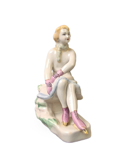 Фарфоровая Статуэтка "Фигуристка" (Полонне ЗХК)